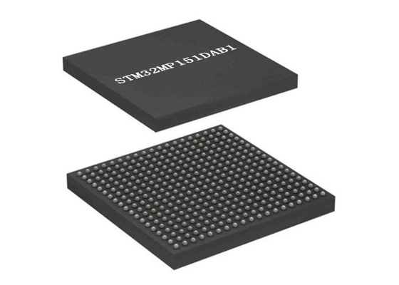 Supporto incastonato della superficie del centro 354-LFBGA di IC STM32MP151DAB1 1 dei microprocessori