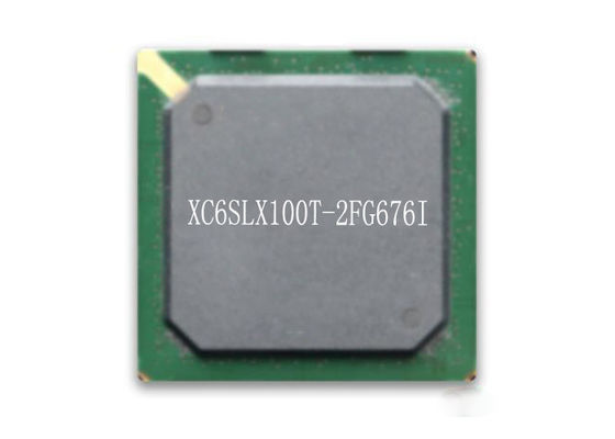 Spartan 6 FPGA Chip XC6SLX100T-2FG676I 676BGA Campo incorporato Array di gate programmabile