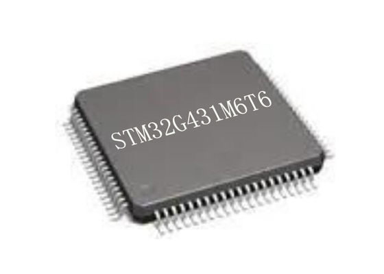Chip del microcontroller del microcontroller MCU 80LQFP 32Bit del BRACCIO Cortex-M4 STM32G431M6T6