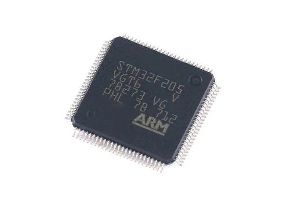 STM32F205VGT6 microcontroller di superficie IC di 32 bit del supporto del Unico centro 100-LQFP
