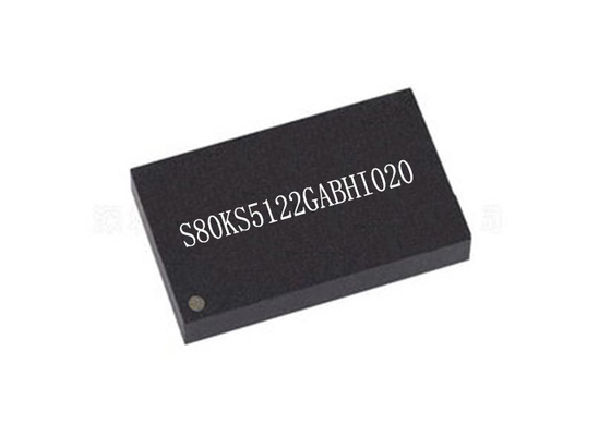 pseudo SRAM chip del circuito integrato di IC S80KS5122GABHI020 FBGA24 di memoria di 200MHz