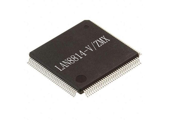 Circuiti integrati elettronici 128-TQFP LAN8814-V/ZMX 4-Port Ethernet Transceiver IC