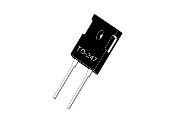 Diodi TO-247 dei raddrizzatori di Schottky 1200V del carburo di silicio dei diodi MSC015SDA120B singoli
