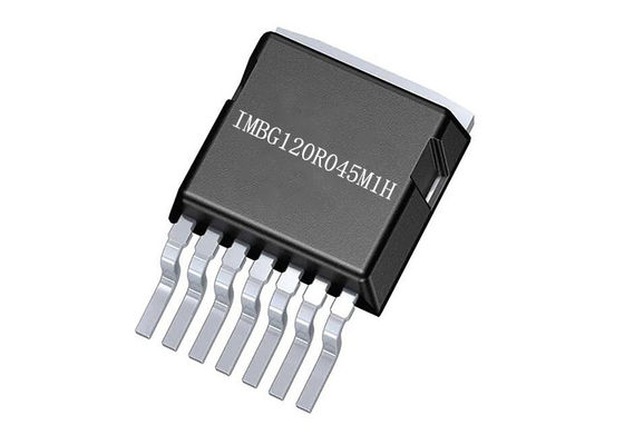 sic transistor TO-263-8 del MOSFET di N-Manica del MOSFET IMBG120R045M1H della fossa 1200V