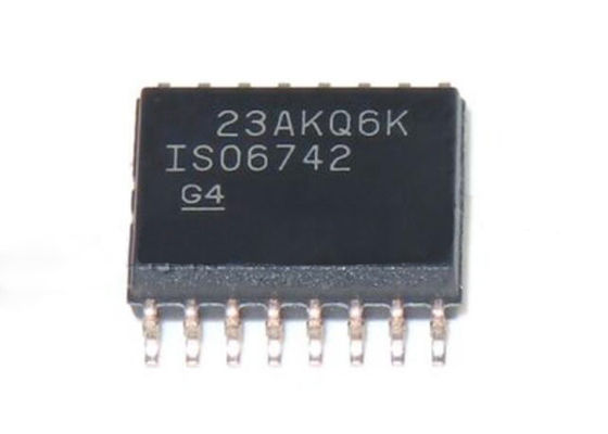Isolatori 16-SOIC di Digital di Manica del quadrato del chip ISO6742DWR 50Mbps del circuito integrato