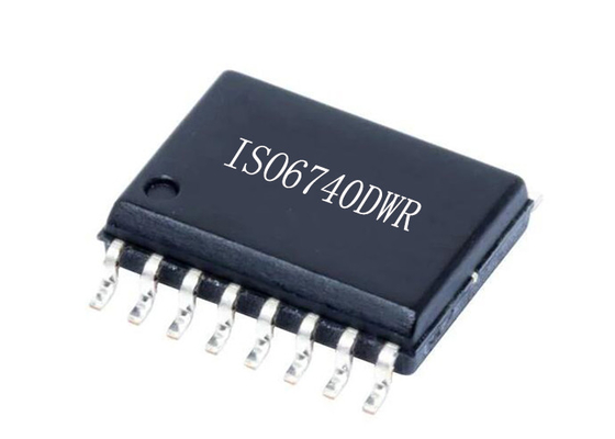 4 chip 16-SOIC del circuito integrato degli isolatori ISO6740DWR 50Mbps di Digital di Manica