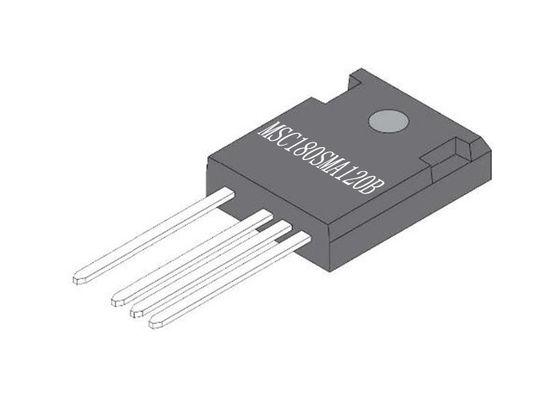 Transistor TO-247-4 del MOSFET del chip MSC180SMA120B 1200V del circuito integrato sic