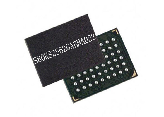 Del circuito integrato S80KS2562GABHA023 pseudo SRAM memoria IC del chip 24-VBGA 256Mbit
