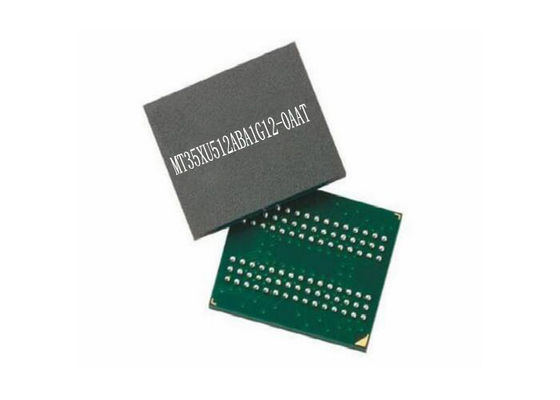 FLASH di 24-TBGA MT35XU512ABA1G12-0AAT 200MHz NÉ bus di IC 512Mbit Xccela di memoria