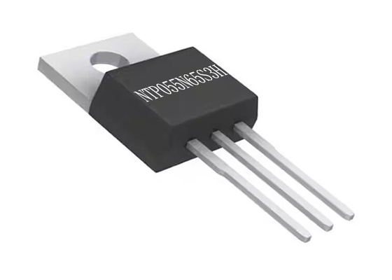 Transistor TO-220-3 di N-Manica del chip NTP055N65S3H del circuito integrato attraverso il foro
