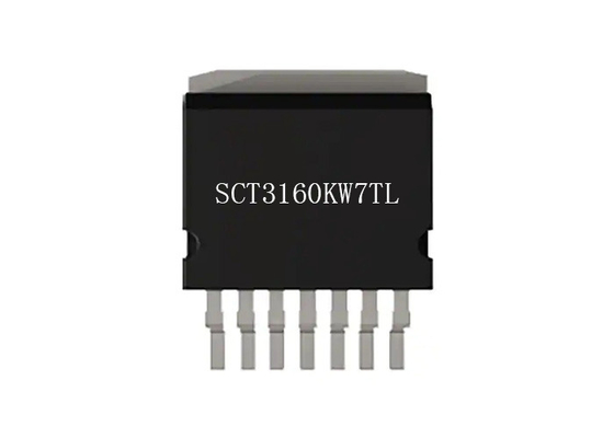 Transistor dei MOSFETs di N-Manica del chip SCT3160KW7TL 17A del circuito integrato singoli