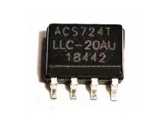 Chip ACS724LLCTR-20AU-T 1Channel Hall Effect Current Sensor del circuito integrato