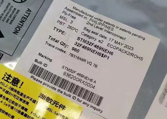 Microcontrollore MCU STM32F469NEH6 32-bit Single-Core 180MHz 512KB Flash