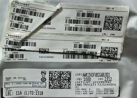 IC trasmettitore RF AWR1243FVBIGABLRQ1 trasmettitore FMCW a singolo chip 161-TFBGA