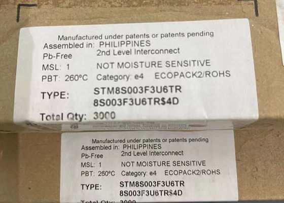 Microcontrollore a 16 MHz MCU STM8S003F3U6TR Microcontrollore a 8 bit Chip 20-UFQFN