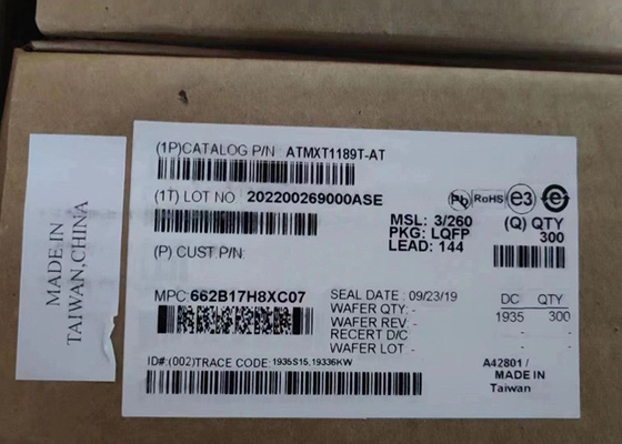 Controller a schermo sensoriale per veicoli a motore con chip a circuito integrato ATMXT1189T-AT LQFP144