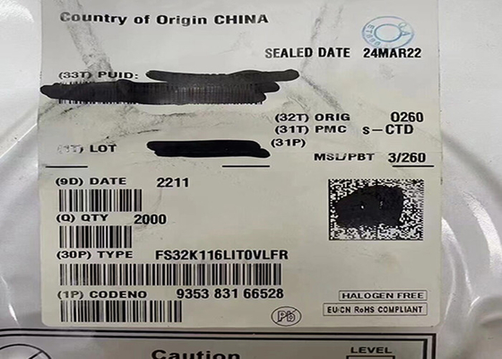 Microcontrollore MCU FS32K116LIT0VLFR 48MHz ARM Cortex-M0+ S32K Microcontrollore IC 48-LQFP