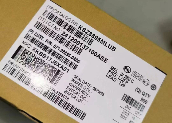 Ethernet IC KSZ8895MLUB Commutatori Ethernet integrati a 5 porte per l'automotive LQFP-128