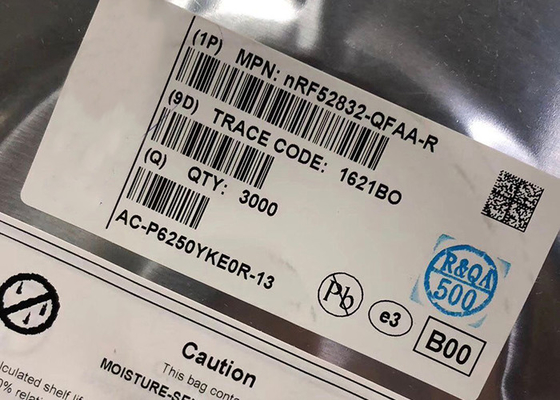 Sistema Multiprotocol di rf sul chip NRF52832-QFAA-R NRF52832 BT Smart 2.4GHz SoC