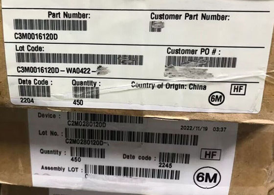 Chip di circuito integrato C2M0280120D 1200V Transistor MOSFET al carburo di silicio TO-247-3