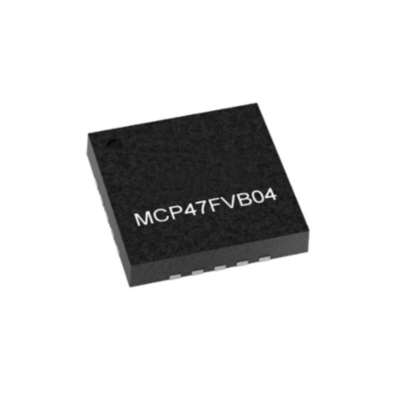 Chip di circuito integrato MCP47FVB04-E/MQ 8-Bit Quad Output DAC con interfaccia I2C
