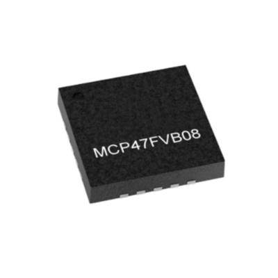 Chip di circuito integrato MCP47FVB08-E/MQ DAC di uscita ottale a 8 bit con interfaccia I2C