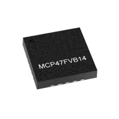 Chip di circuito integrato MCP47FVB14-E/MQ 10 bit convertitori digitali ad analogici QFN-20