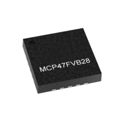 Chip di circuito integrato MCP47FVB28-E/MQ DAC a 12 bit con interfaccia I2C