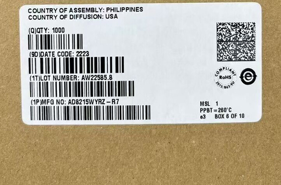 Chip di circuito integrato AD8215WYRZ Monitor di shunt di corrente ad alta tensione