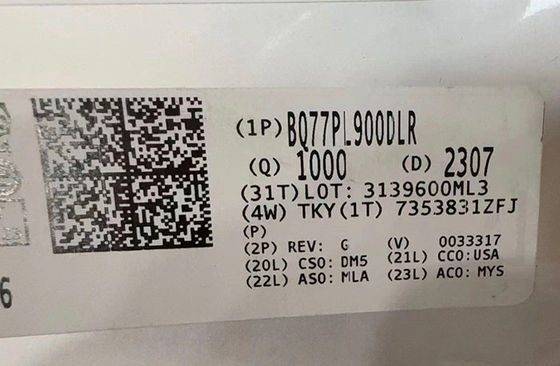 BQ77PL900DLR Chip di circuito integrato Serie 5-10 Protector della batteria agli ioni di litio e front end analogo