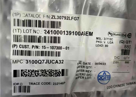 ZL30792LF Ethernet IC IEEE 1588 e sincronizzatore di rete a pacchetto Ethernet sincronizzato