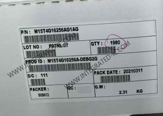 M15T4G16256A DEBG2G Chip di memoria IC 933MHz DDR3 SDRAM Chip di memoria BGA-96