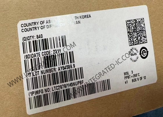 Chip di circuito integrato LTC2979IY 9V a 72V Controller di ponte a diodo ideale DFN8