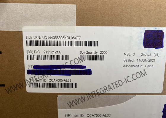 QCA7005-AL33 IoT Chip Powerline Comunicazioni e HomePlug Verde PHY QFN-68