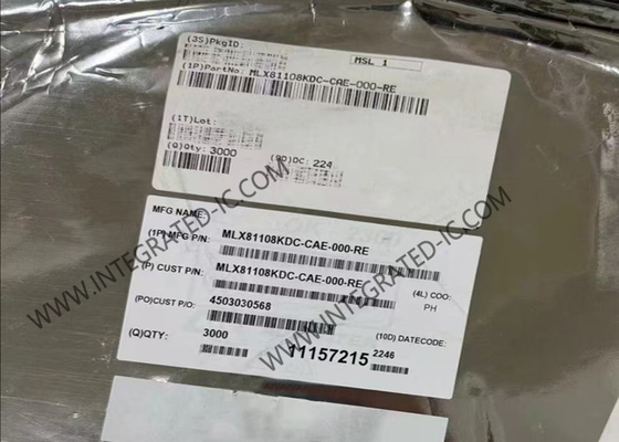 MLX81108KDC-CAE-000-RE Chip di circuito integrato a canale singolo LIN RGB Controller di illuminazione ambiente schiavo