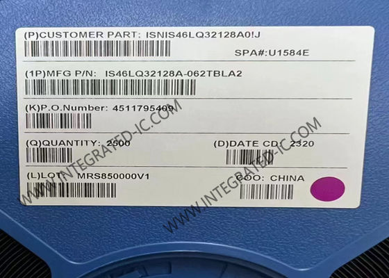 IC di memoria Chip IS46LQ32128A-062TBLA2 4Gbit 1.6GHz 3.5ns SDRAM Mobile Memory IC