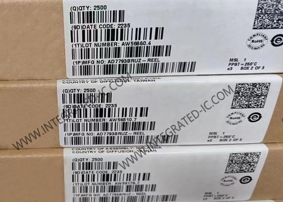 Chip di circuito integrato AD7793BRUZ 3 canali basso rumore 24 bit Sigma Delta ADC