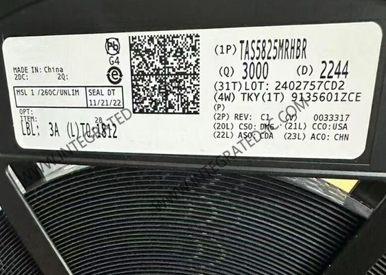 TAS5825MRHBR Chip a circuito integrato 38W Stereo Classe-D Amplificatore audio intelligente VQFN-32