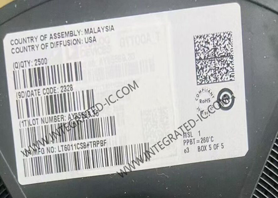 LT6011CS8 Chip di circuito integrato 135μA Amplificatore operativo di precisione di uscita da rotaia a rotaia