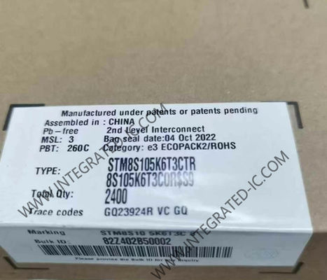 STM8S105K6T3CTR Microcontrollore MCU 16MHz Mainstream Access Line MCU a 8 bit