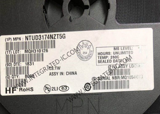 NTUD3174NZT5G Chip di circuito integrato 20V 280mA Transistor MOSFET a doppio canale N