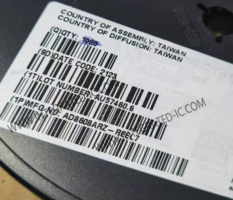AD8608ARZ Amplificatori di circuito integrato CMOS a basso rumore