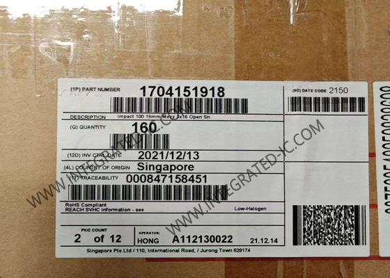 1704151918 connettori connettori backplane 144POS connettori modulari ad alta velocità