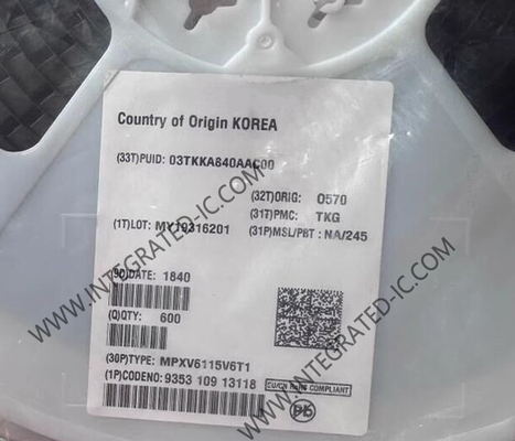 MPXV6115V6T1 Sensore IC -115 a 0 kPa e sensore di pressione assoluta SOP-8
