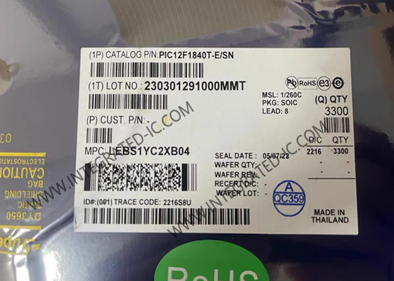 PIC12F1840T-E/SN Microcontrollore MCU 7KB Flash Microcontrollori 32MHz con tecnologia XLP