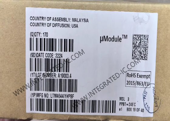 LTM4644IY Chip di circuito integrato 4A Quad DC/DC configurable μModule Regulator