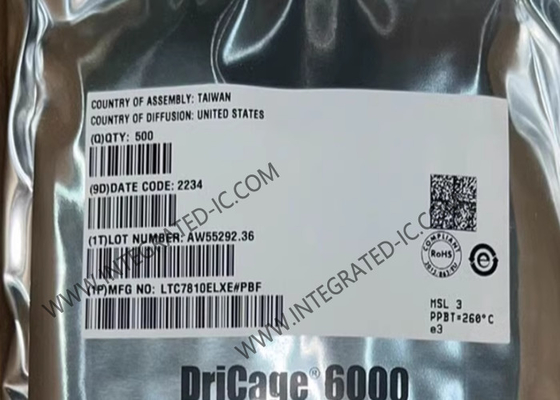 Chip di circuito integrato LTC7810ELXE da 105 kHz a 780 kHz Buck Regulator IC LQFP48