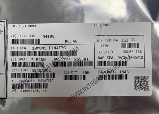 Array di gate programmabile sul campo 10M04SCE144I7G 144-LQFP MAX 10 FPGA Circuiti integrati 450MHz