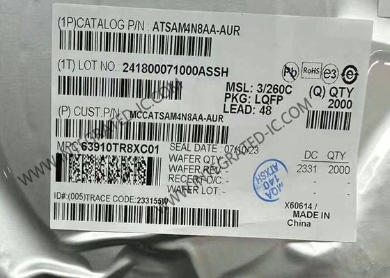 ATSAM4N8AA-AUR Microcontrollore MCU Microcontrollori ARM Cortex-M4 ad alte prestazioni da 32 bit