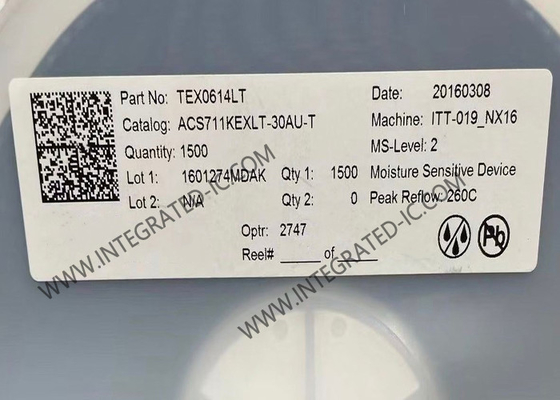 ACS711KEXLT-30AU Sensore IC 30A Effetto Hall Sensore di corrente lineare QFN12